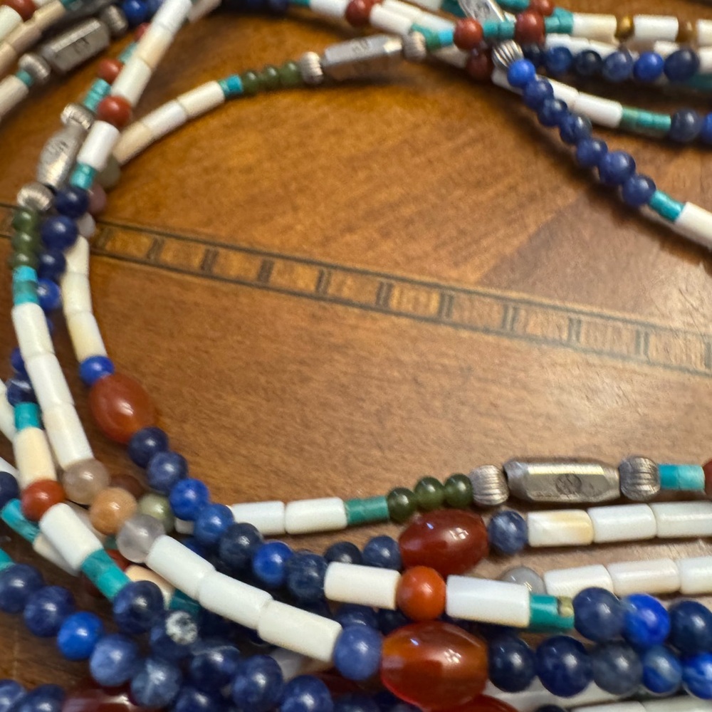 Multicolor Beaded Necklaces set of 8 perfect for girlfriend gifts - Picture 7 of 7
